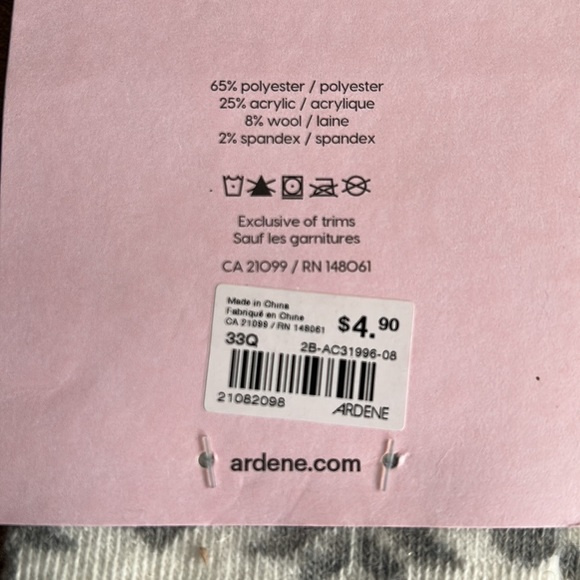 NWT⭐️ARDENE💫 Women’s Soft Boot Socks🧦 Bundle - Picture 7 of 7